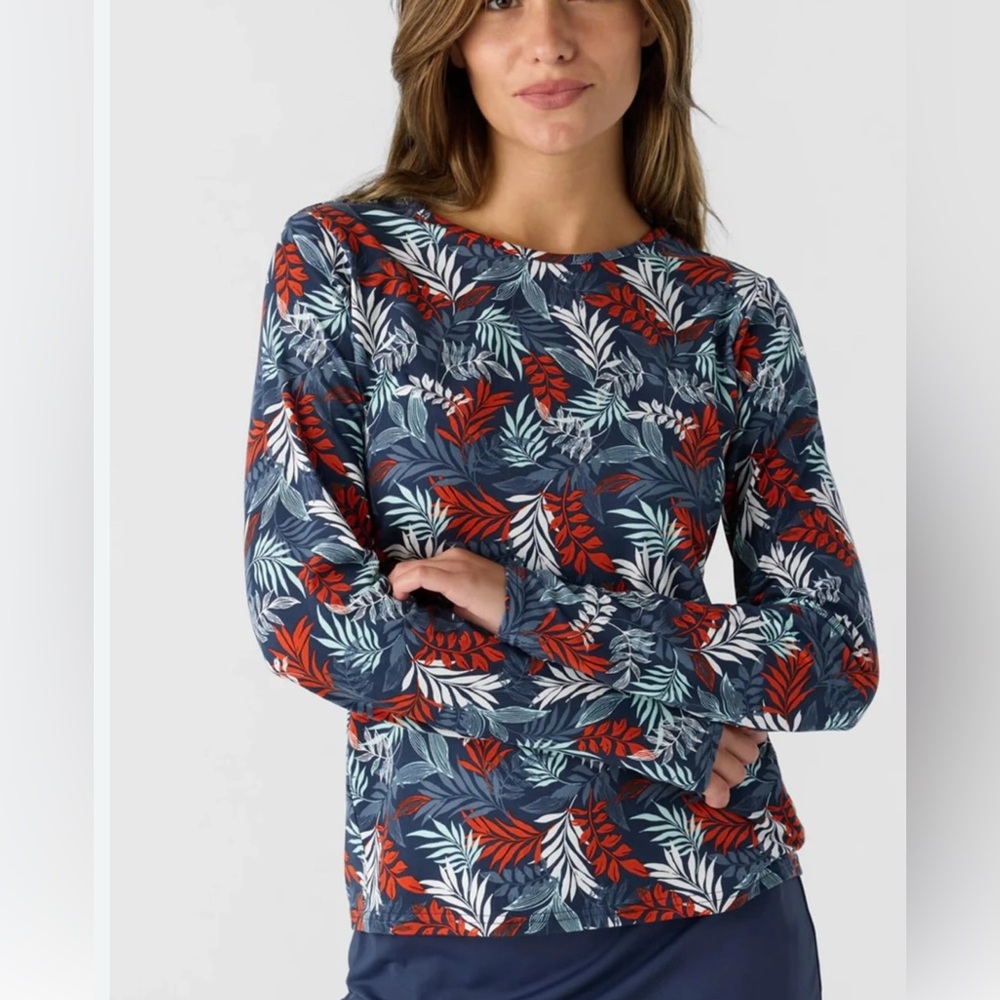 Nwt Hang Ten UV Protection UPF 50+ Long Sleeve Sunray Sun Protective Size Small